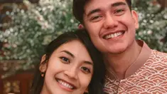 Kebersamaan Canti Tachril dan Adipati Dolken di acara 4 bulanan calon anak pertama mereka. (Foto: Instagram/ cantitachril)