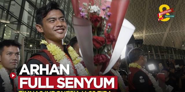 VIDEO: Timnas Indonesia U-22 Pulang dengan Medali Emas SEA Games, Pratama Arhan Full Senyum