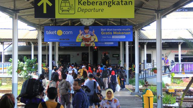 Tiket KA tambahan Lebaran dari Daop 2 Bandung sudah habis terjual. (Istimewa)