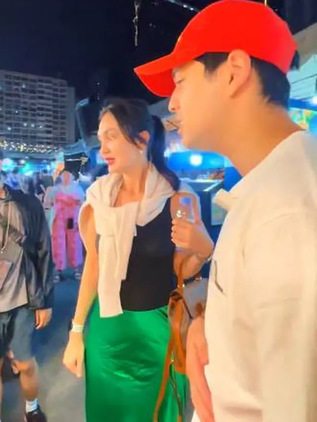 7 Potret Luna Maya dan Maxime Bouttier Liburan di Bangkok, Cicipi Kalajengking