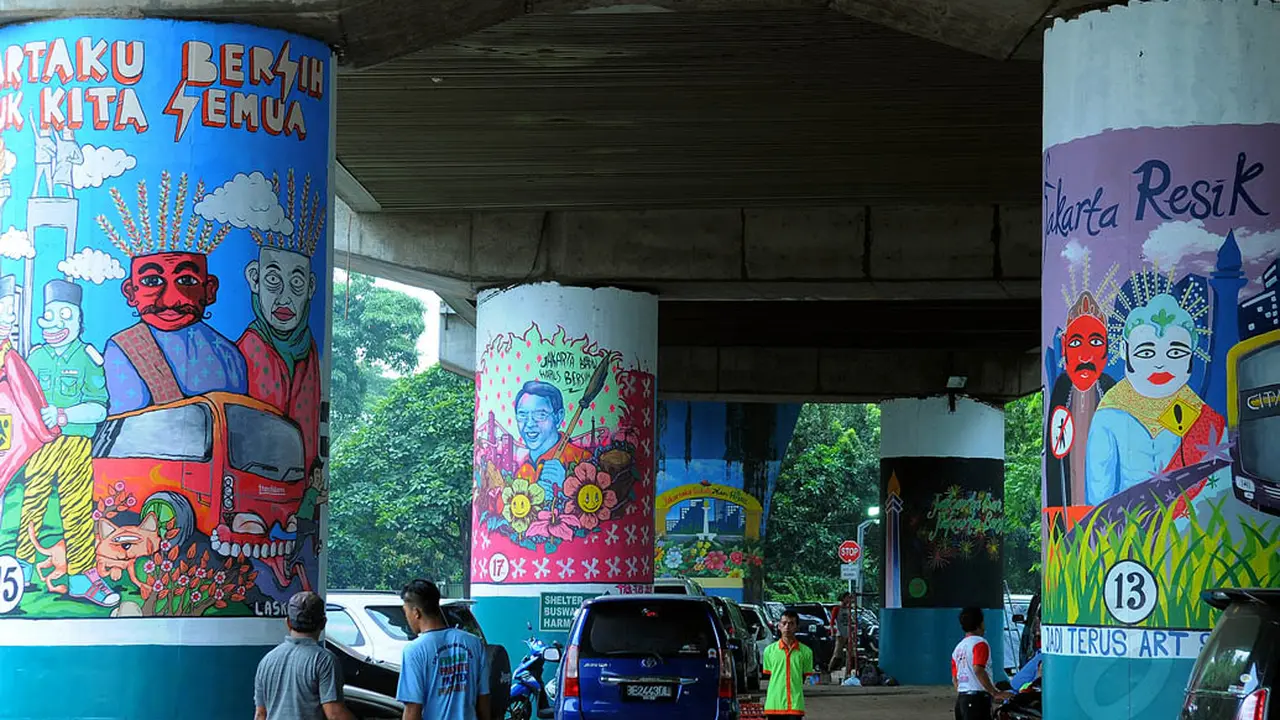 Kota 'Jakarta' dalam Lukisan Jalanan