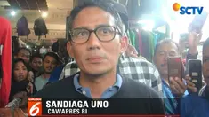 Setelah melihat hasil produksi para pengusaha UKM, Sandi berjanji akan mengembalikan kejayaan UKM PIK seperti masa lalu.