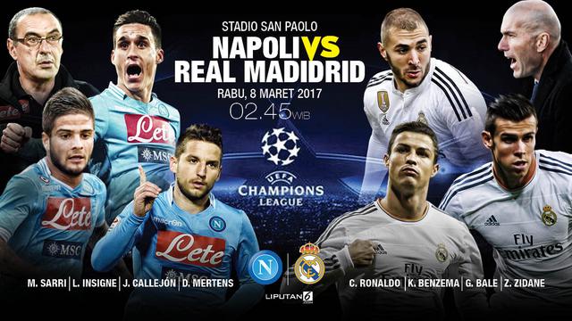 Prediksi Napoli Vs Real Madrid Motivasi Ekstra Los Blancos Bola Liputan6 Com