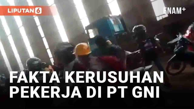 Kerusuhan dilaporkan terjadi di PT GNI, Morowali Utara, Sulawesi Tengah (14/1/2023). Kerusuhan terjadi antar pekerja industri nikel di perusahaan tersebut. Bentrokan menewaskan dua orang TKI dan seorang TKA.