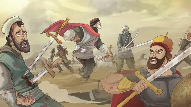 Ilustrasi Perang Yarmuk