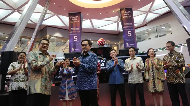 Pencatatan Perdana Saham PT Ashmore Asset Management Indonesia Tbk