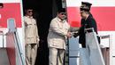 Presiden Prabowo Subianto kembali ke Tanah Air setelah menghadiri Konferensi Tingkat Tinggi (KTT) Perdamaian Gaza di Mesir. (YASUYOSHI CHIBA/AFP)