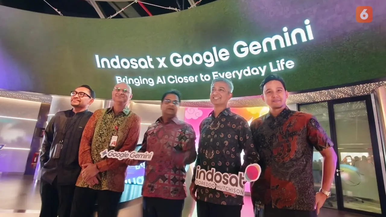 Indosat dan Google meluncurkan paket bundling Gemini AI Plus. Liputan6.com/Iskandar