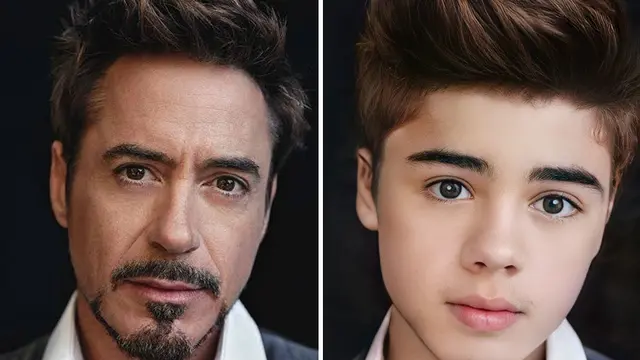 Seniman Ini Ubah Foto Dewasa Artis Hollywood Jadi Masa Kecil, 7 Hasilnya Sempurna
