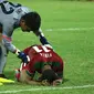 Timnas Indonesia U-19 gagal ke final Piala AFF U-19. (Aditya Wany)