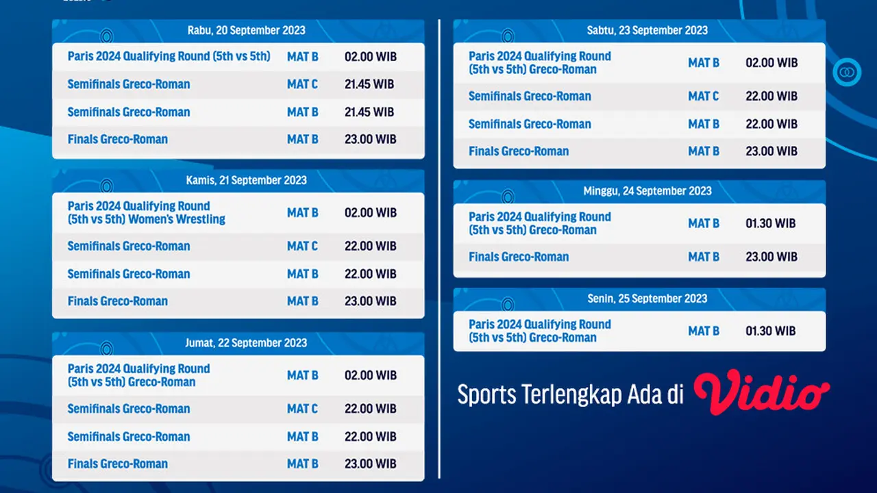 Jadwal dan Link Live Streaming World Wrestling Championships 2023 Pekan Kedua