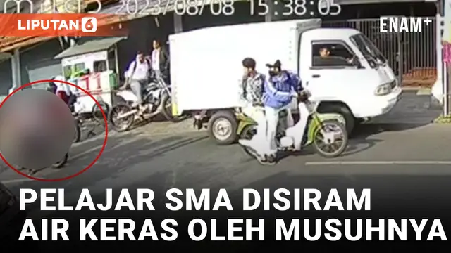 Pelajar SMA Disiram Air Keras di Pulogadung