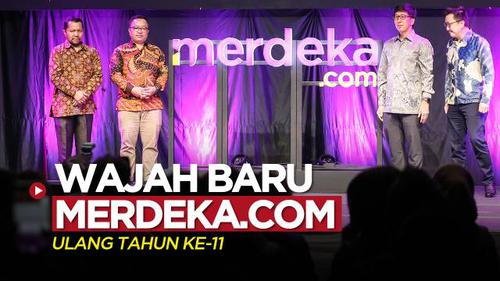 VIDEO: Merdeka.com Ulang Tahun ke-11, Launching Logo Baru
