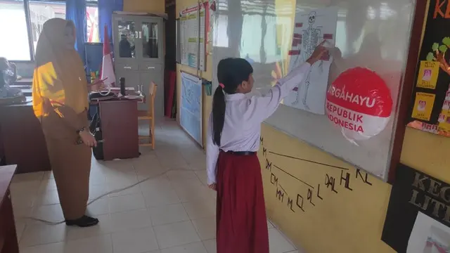 Metode pembelajaran aktif di SDN 008 Kota Dumai.