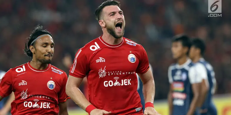 Marko Simic Cetak Dua Gol, Persija Gilas Arema