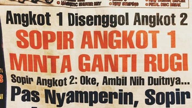 Judul koran nyeleneh