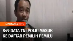 Bawaslu atau Badan Pengawas Pemilu Kota Depok menemukan 849 data TNI Polri yang menjadi pemilih di Pemilu 2024 mendatang. Data tersebut ditemukan tercatat di KPU Kota Depok.