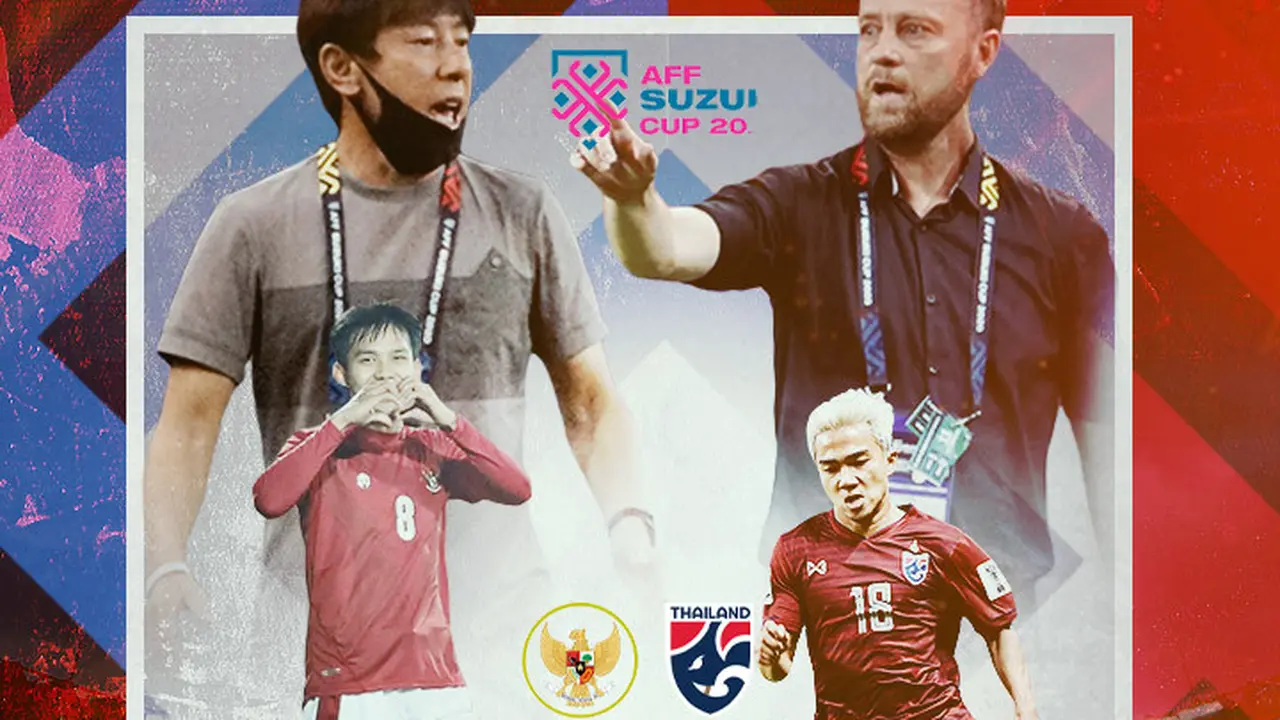 Piala AFF - Timnas Indonesia Vs Thailand - Ilustrasi Pelatih dan Pemain
