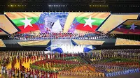 Meriahnya Pembukaan SEA Games di Myanmar