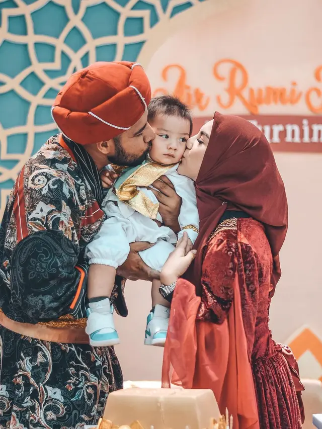 8 Momen Ulang Tahun Baby Air, Anak Irish Bella dan Ammar Zoni Berkonsep Timur Tengah
