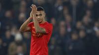 Pemain Liverpool, Trent Alexander-Arnold, pada laga Piala Liga Inggris 2016-2017, kontra Tottenham Hotspur, di Stadion Anfield, Rabu (26/10/2016) dini hari WIB.  (Reuters/Phil Noble)