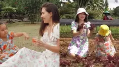 Olivia Jensen mengajak putrinya Aurora Jensen Purnama berkebun. Ibu dan anak ini terlihat begitu menikmati waktu kebersamaan mereka.
(instagram.com/oliviajensen)