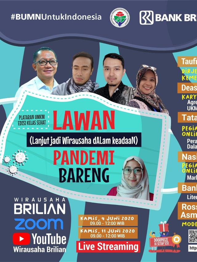 BRI Beri Pelatihan Virtual Standarisasi Produk APD