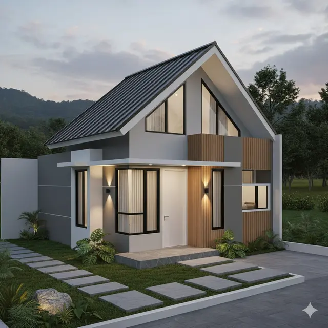 Model Rumah Sederhana Tapi Mewah dengan Anggaran Terbatas