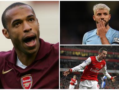 Para perantau ini berhasil menaklukkan Liga Inggris dengan mencetak banyak gol selama berkiprah di Negeri Ratu Elizabeth. Berikut ini tujuh striker asing yang jadi mesin gol di Premier League. (Kolase Foto dari AFP)