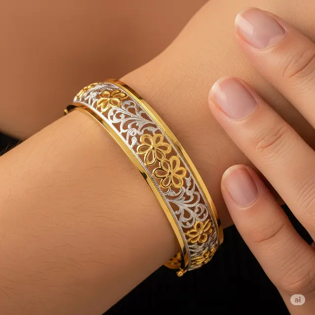Bangle Openwork Laser-Cut