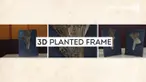 Buat sendiri 3D Planted Frame untuk mempermanis dekorasi meja kerja Anda.