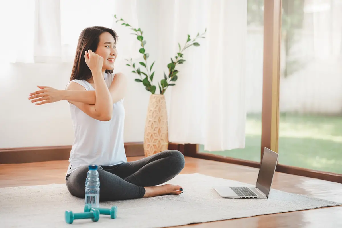 Olahraga di rumah dengan mudah/dok. Shutterstock