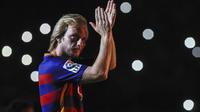 Gelandang Barcelona asal Kroasia, Ivan Rakitic. (AFP/Quique Garcia)