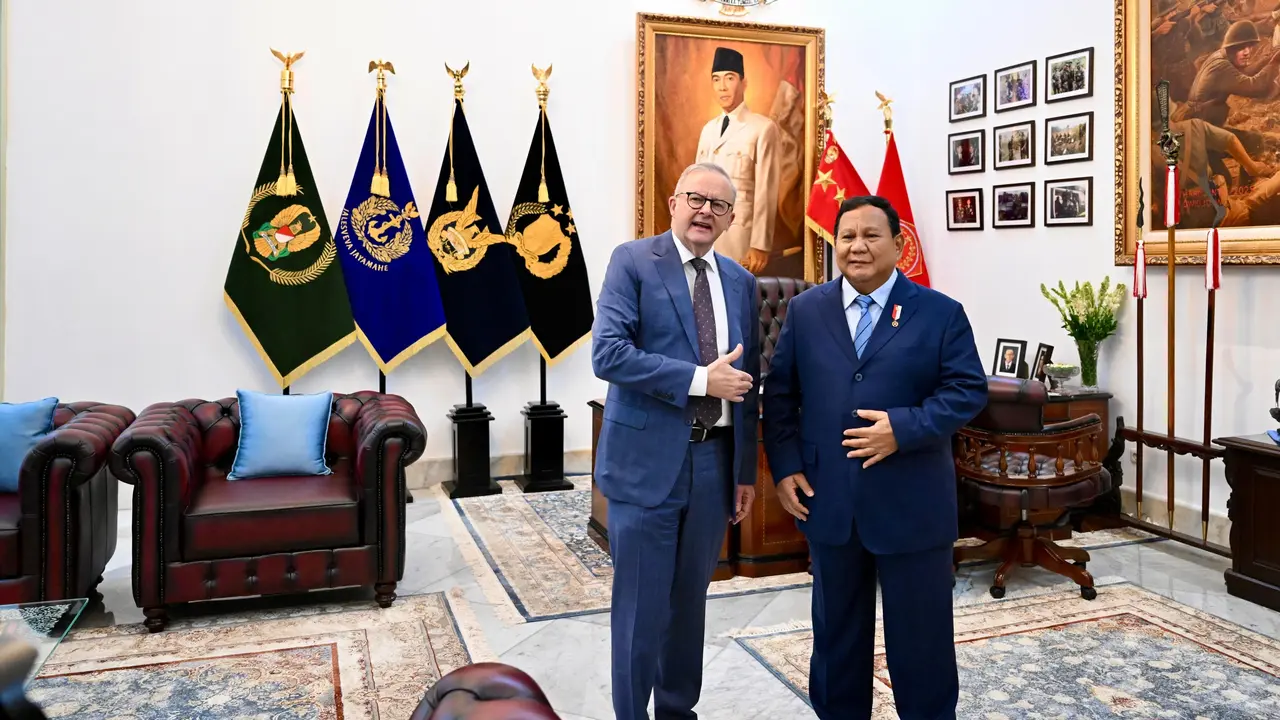 Prabowo Bertemu PM Australia Albanese di Istana Merdeka Jakarta