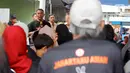 Getuk Tular Adab dan Kartu Jakarta Aman menjadi program Dharma Pongrekun yang terus disosialisasikan kepada warga Jakarta. (Liputan6.com/Herman Zakharia)