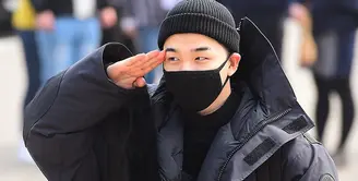 Taeyang BigBang resmi akan memulai tuga wajib militernya pada Senin (12/3/2018). Sesuasi dengan yang djadwalkan, Taeyang akan masuk ke divisi infantri ke-6. (Foto: soompi.com)