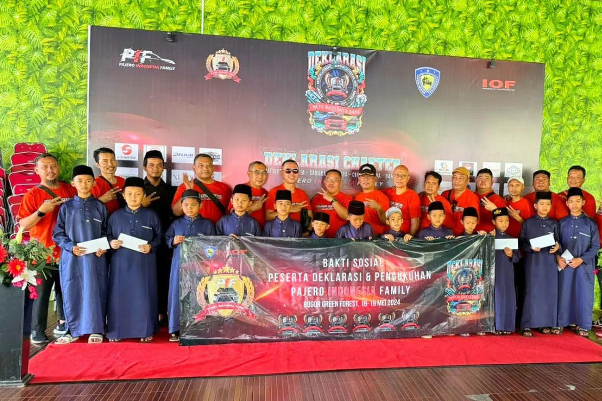 Penggemar Pajero dari Berbagai Kota Berkumpul di Bogor Deklarasikan Pengurus Baru