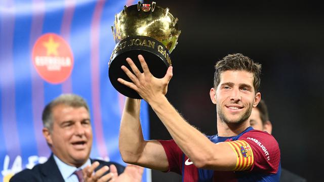Foto: Pertama dalam Sejarah, Momen Barcelona Gelar Piala Joan Gamper Bukan di Camp Nou
