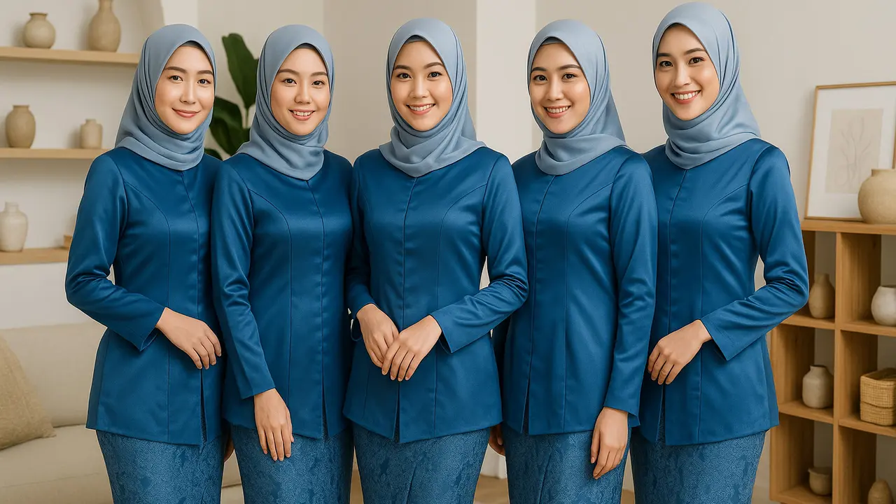 ⁠7 Model Baju Bridesmaid Satin Polos, Tampilan Modis dan Kekinian