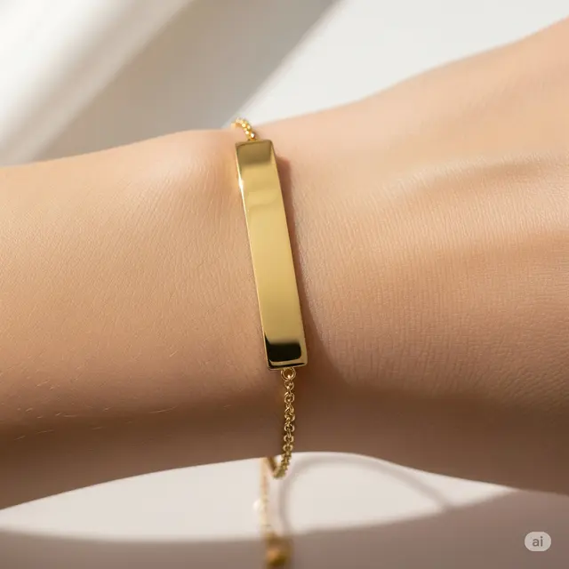 9 Model Gelang Plat Emas Terbaik untuk Gaya Elegan Anda