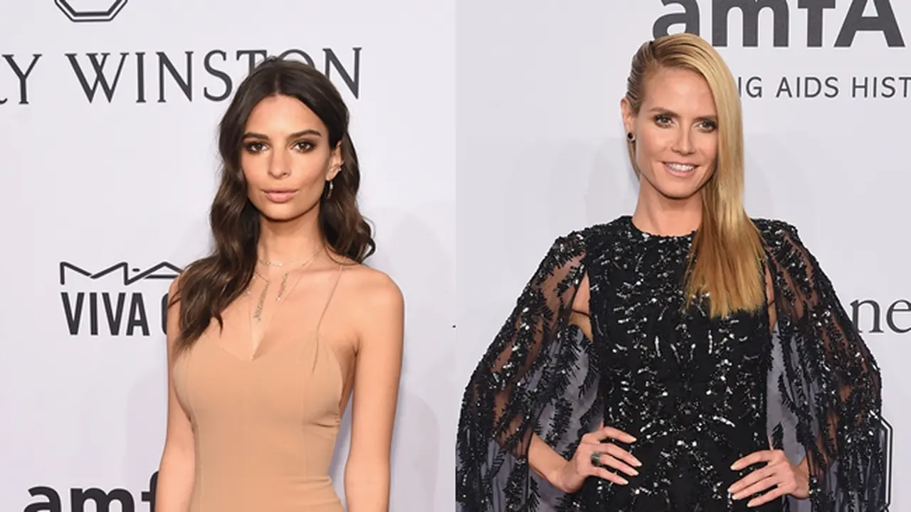 Emily Ratajkowski dan Heidi Klum