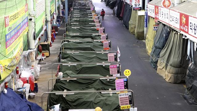 Naik Kewaspadaan Level Tertinggi, Ini 5 Potret Kota Daegu Mulai Sepi Akibat Virus Corona