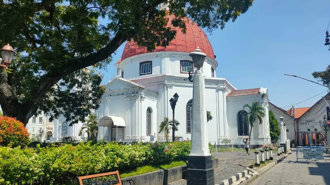 Gereja Blenduk di Kota Tua Semarang