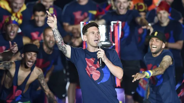 10 Momen Spesial Barcelona FC pada Tahun 2015