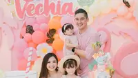 Putri pertama Franda dan Samuel Zylgwyn, Vechia baru saja menginjak usia 5 tahun. [@frandaaa87]