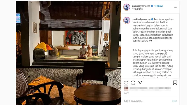 Zaskia Adya Mecca dan Hanung Bramantyo