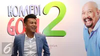 Boris Thompson Manullang usai press screening 'Komedi Gokil' di XXI Plaza Senayan, Jakarta, Selasa (10/5/2016). (Liputan6.com/Herman Zakharia)