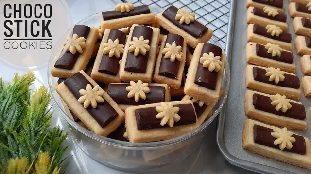Chocolate Stick Cookies