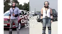 Ford menciptakan seperangkat alat khusus bernama drugged driving suit. Alat ini memungkinkan penggunanya merasakan mabuk saat mengemudi. 