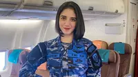 Potret Cantik Serda Adhini, Prajurit TNI yang Dipilih Menjadi Pramugari Pesawat Kepresidenan